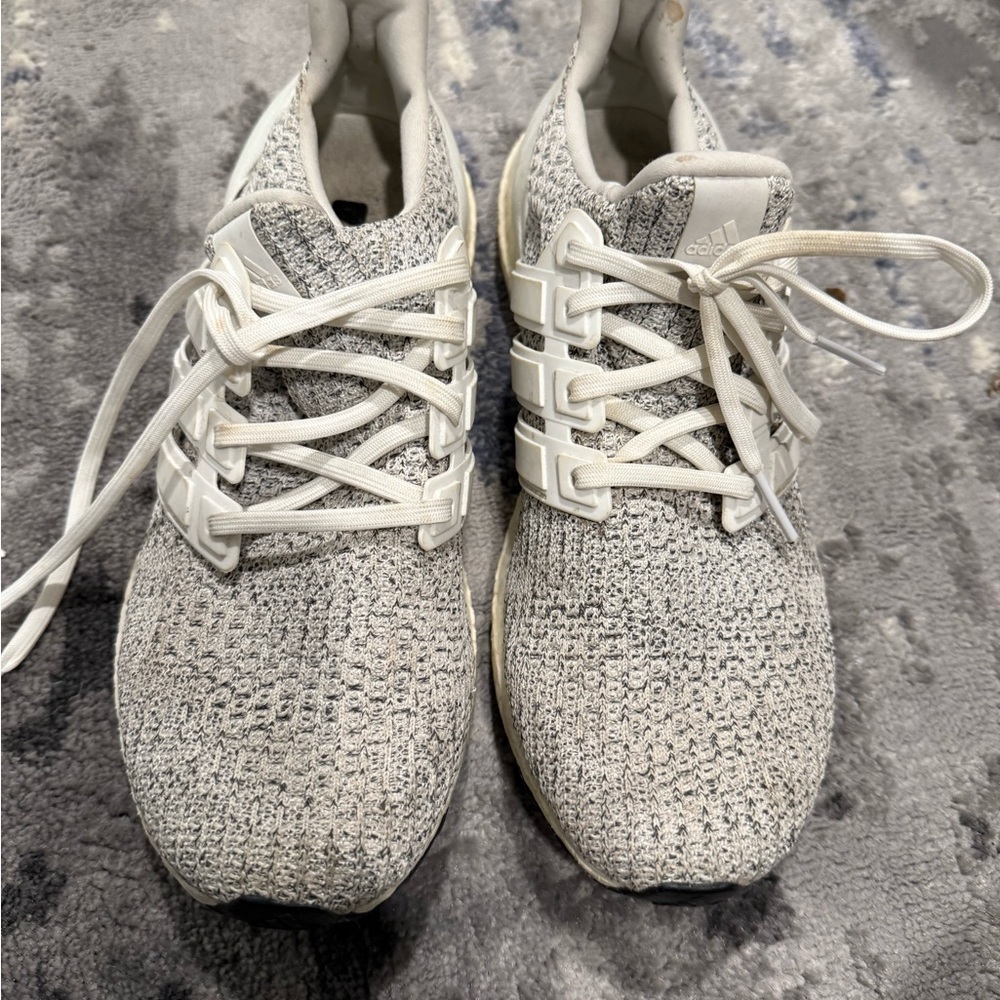 Adidas Mens Gray/White Ultra Boost